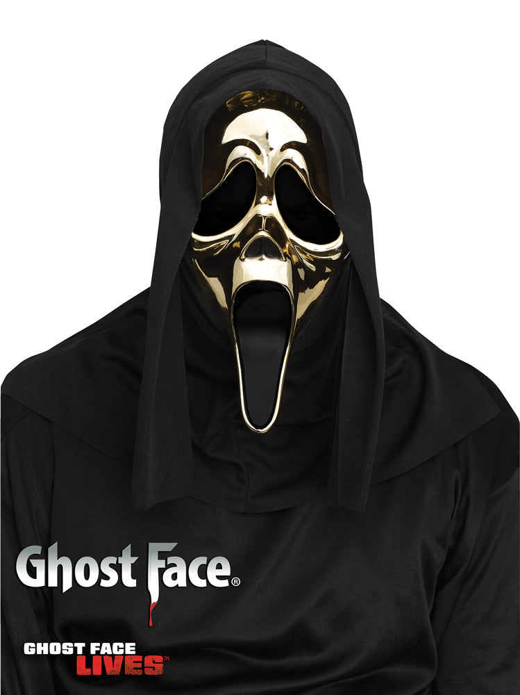 Ghost Face® Gold Chrome Mask