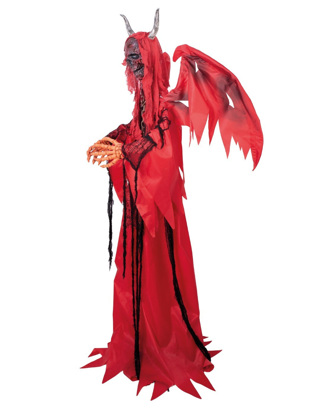 180cm Animated Light-Up Devil