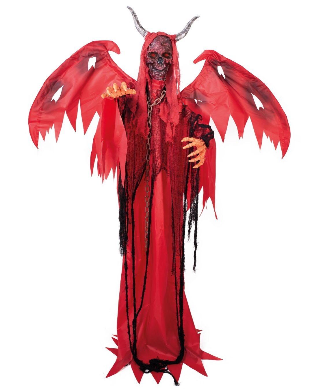 180cm Animated Light-Up Devil