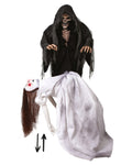 1.7m Animated Grim Reaper and Levitating Girl