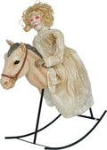 Doll on Horse Animated Figure