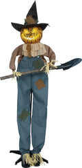 Scarecrow Pumpkin Terror Animated Prop
