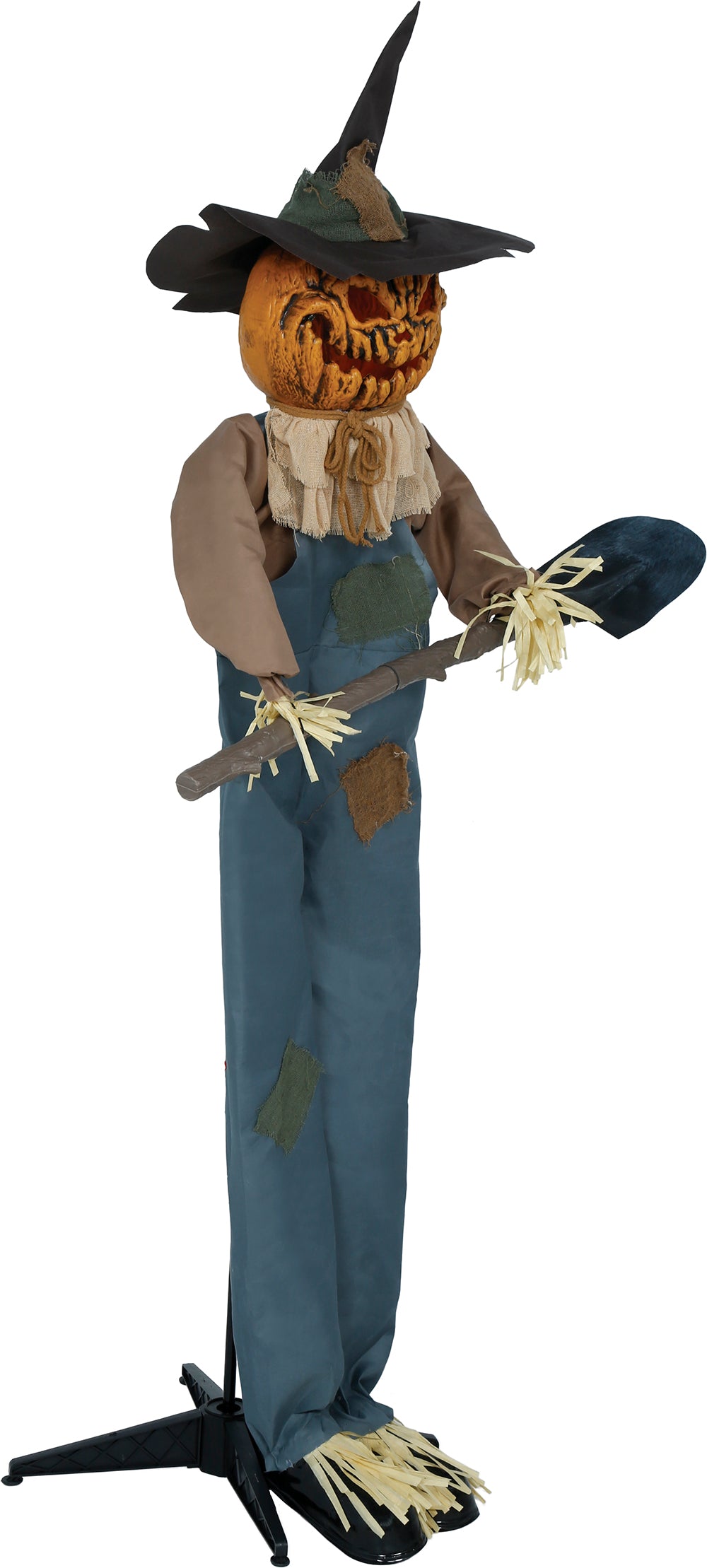 Scarecrow Pumpkin Terror Animated Prop