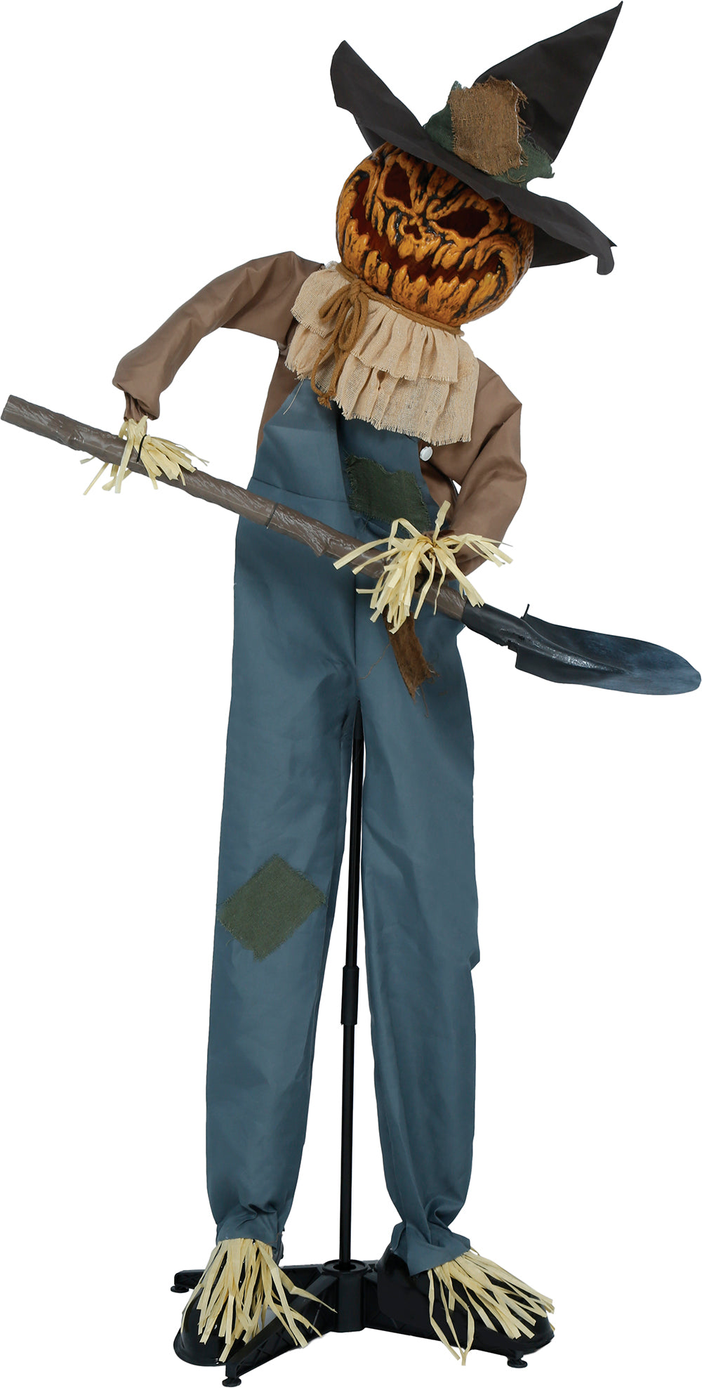Scarecrow Pumpkin Terror Animated Prop