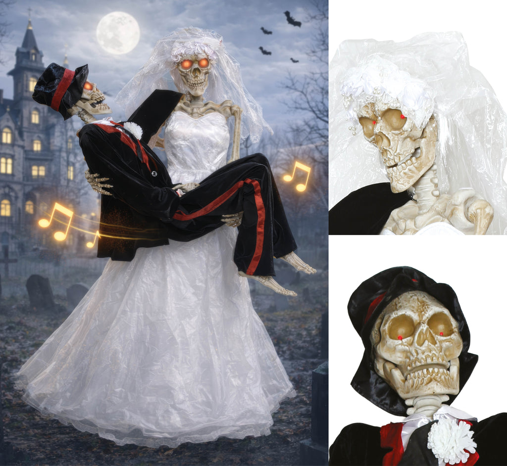 1.9m Bride and Groom Animated Prop