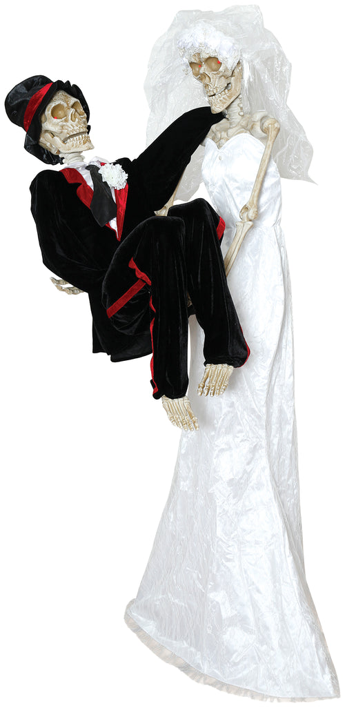 1.9m Bride and Groom Animated Prop