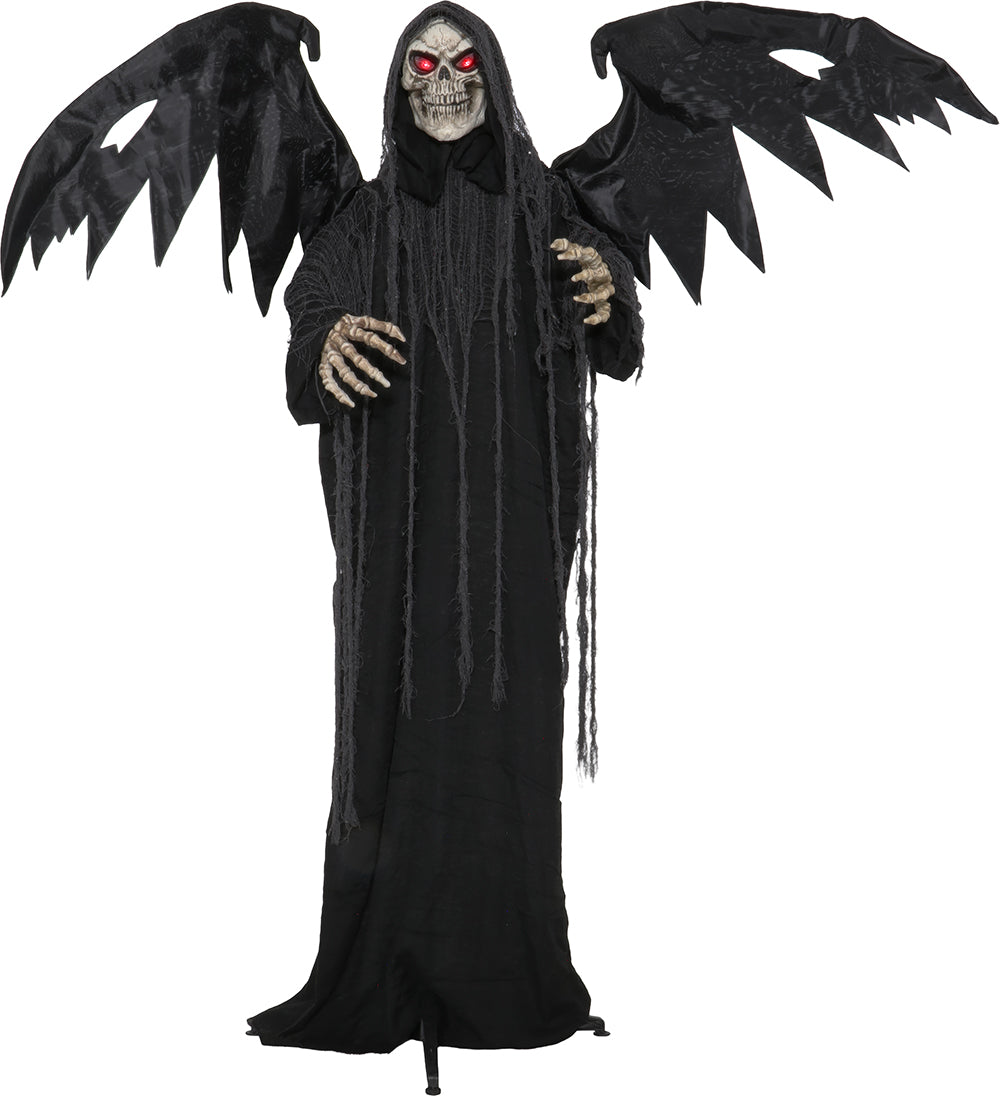 170cm Winged Skeleton Animated Prop