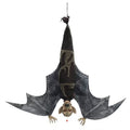 Animated Light-Up Hanging Menacing Bat with Sound Decoration