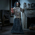 5 Ft. Maniac Mary in a Straitjacket with Doll Animated Decoration