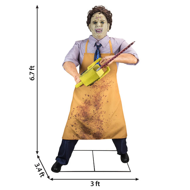 6 Ft. 6" Animated The Texas Chainsaw Massacre™ Leatherface Decoration
