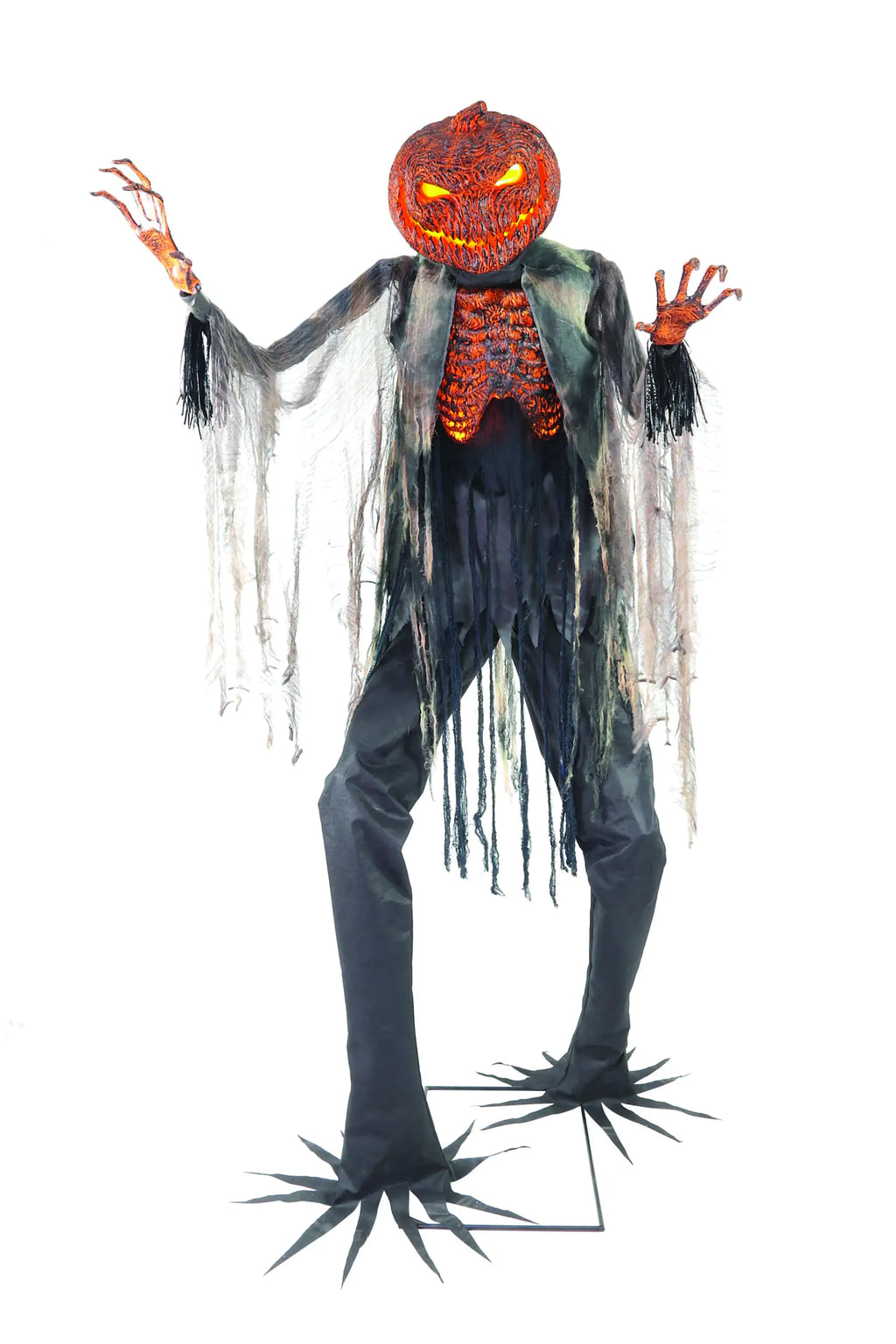 7 Ft. Scorched Pumpkin Animated Figure