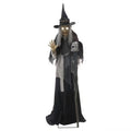 6 Ft. Animated Lunging Haggard Witch Standing Decoration