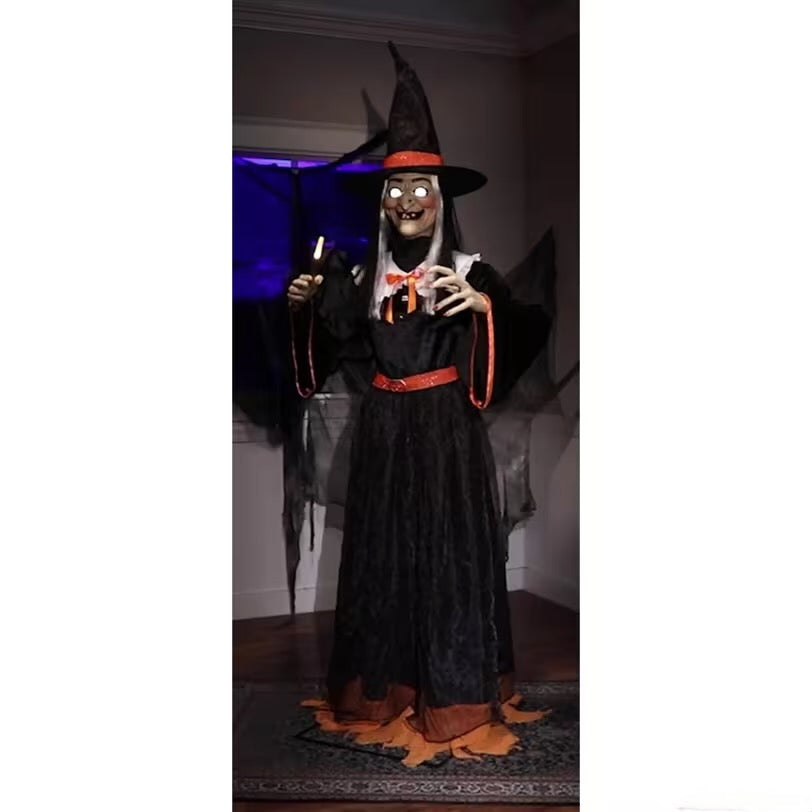 7 Ft. Animated Whimsical Witch