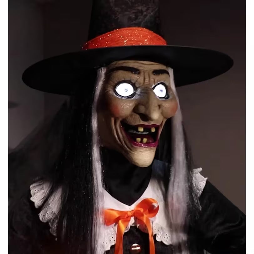 7 Ft. Animated Whimsical Witch