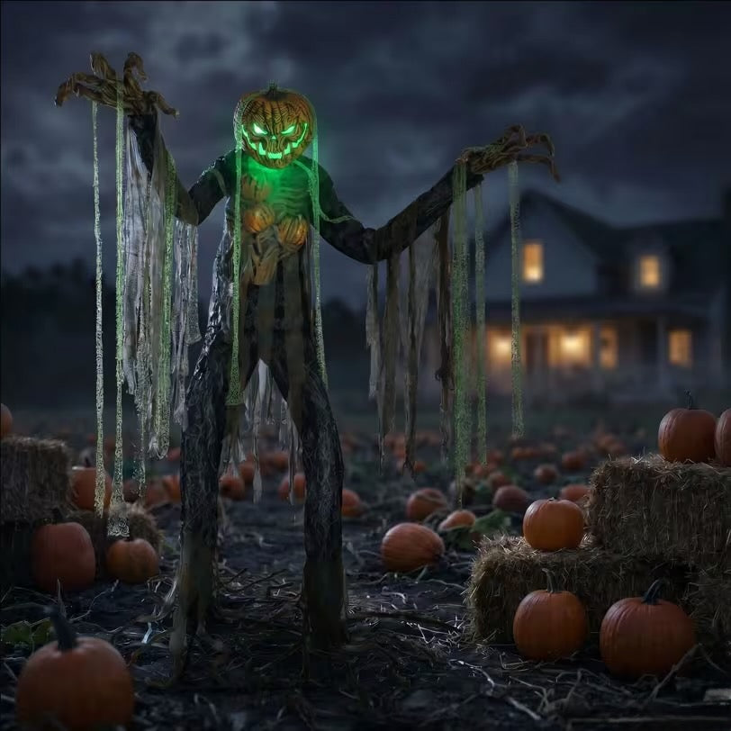 7 Ft. Animated Root of Evil Scarecrow Decoration