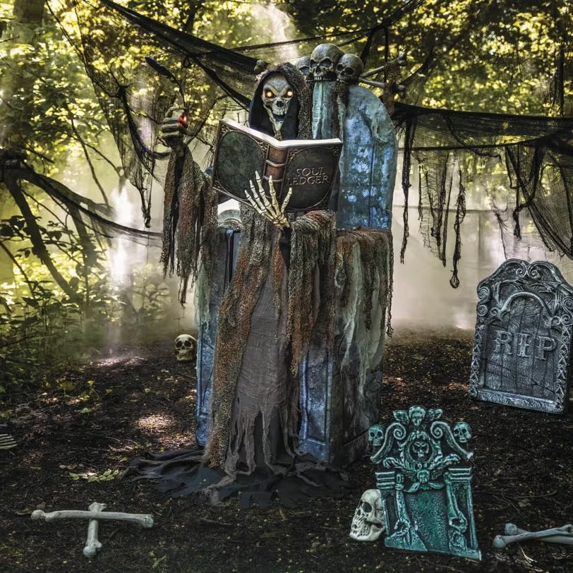 7 Ft. Animated Light-Up Soul Collector Decoration