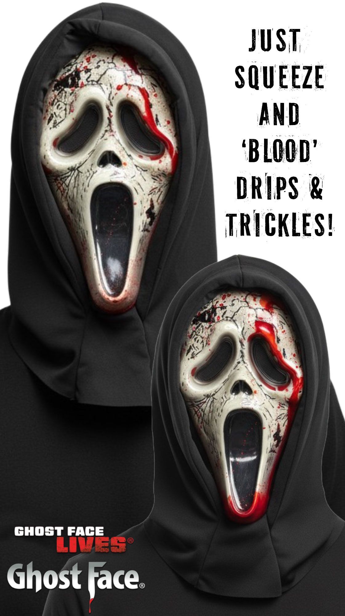 Ghost Face® Aged Bleeding Mask