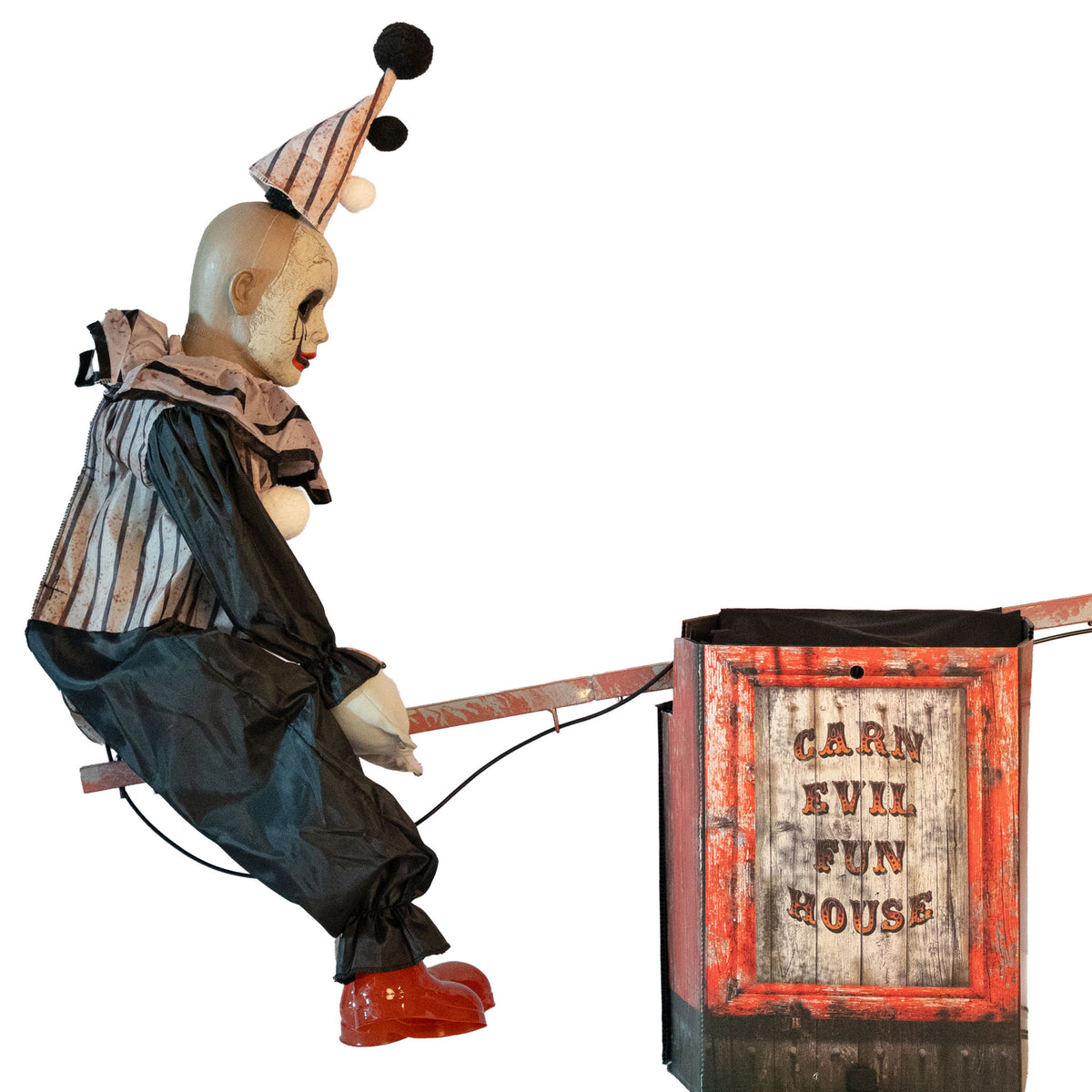 2 Clowns on Seesaw Animated Prop