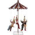 3 Clowns on a Merry–Go–Round Animated Prop