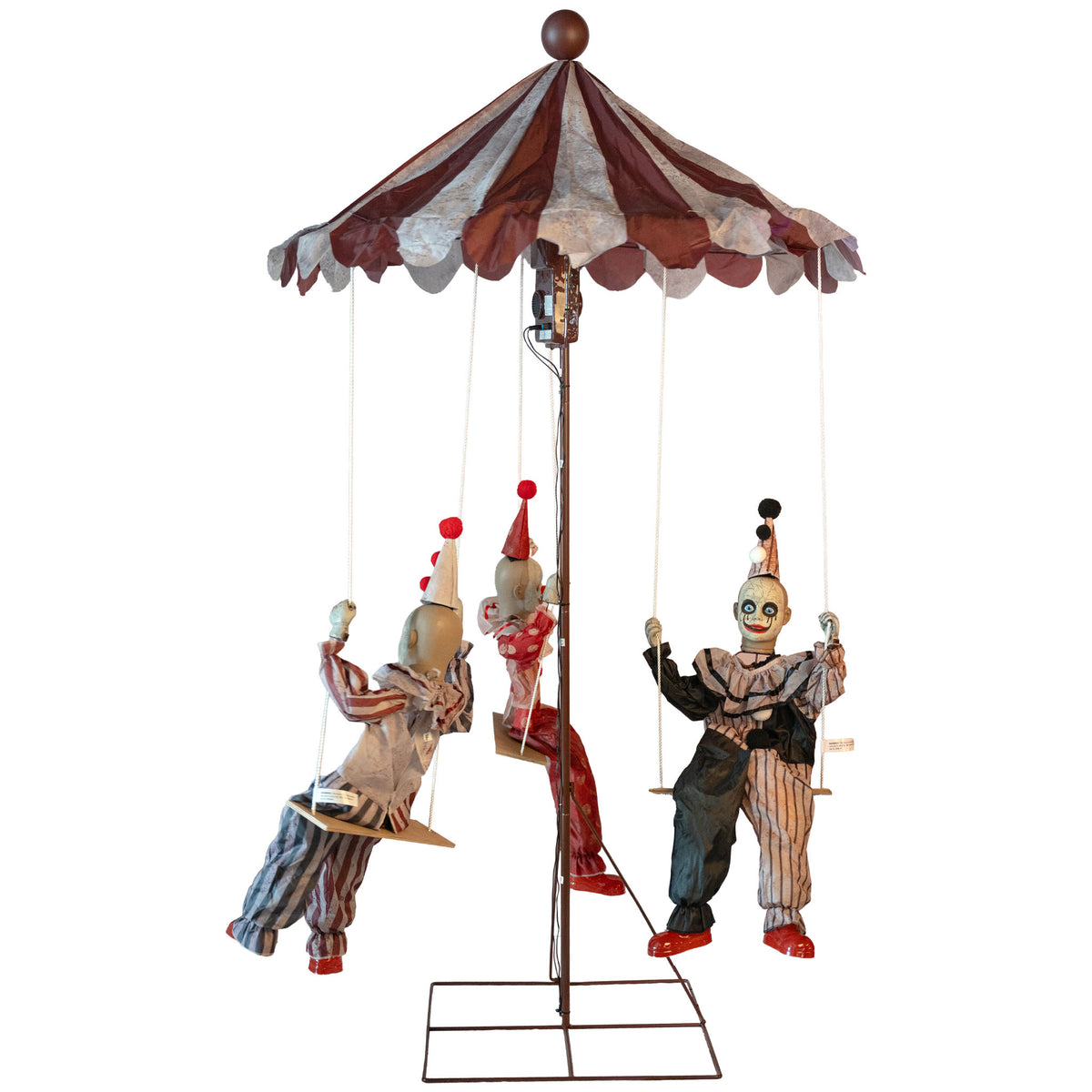 3 Clowns on a Merry–Go–Round Animated Prop