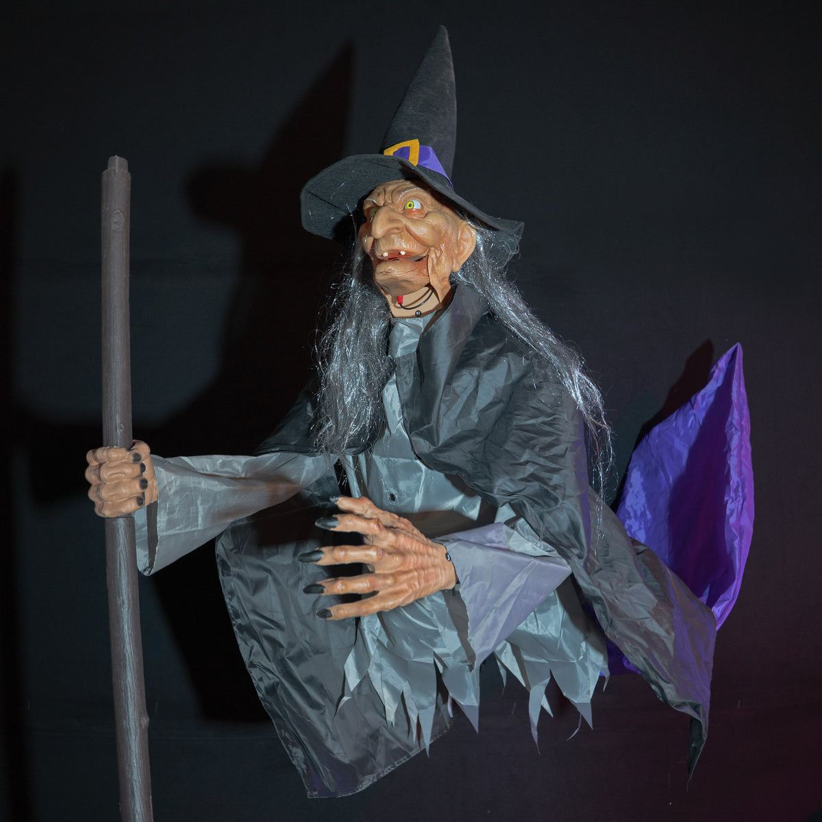 Flying Witch Willa Animated Prop