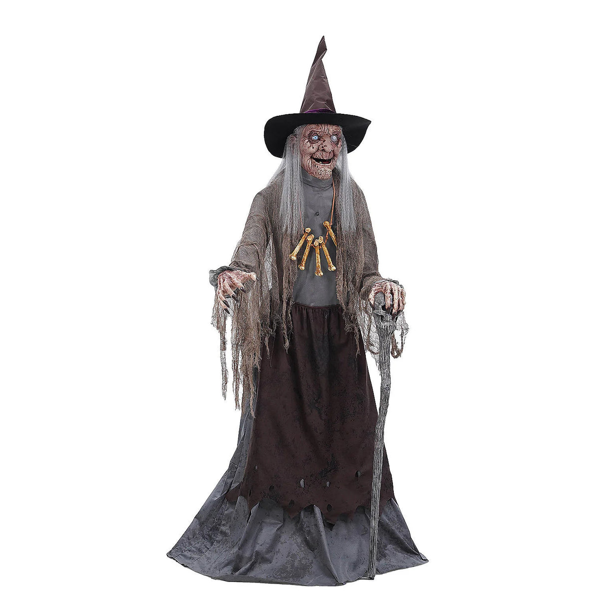 1.75m Crone Witch SERVO Animated Figure