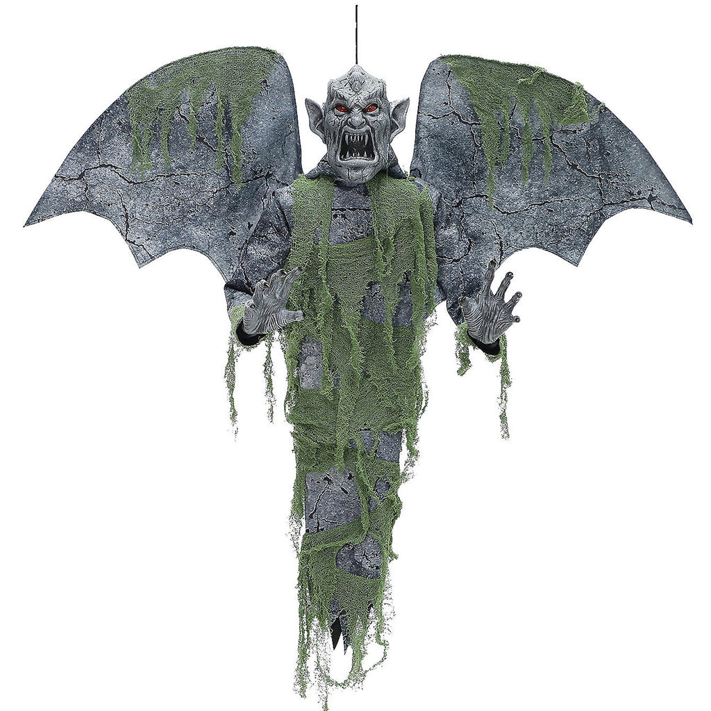 Animated Hanging Gargoyle Halloween Prop