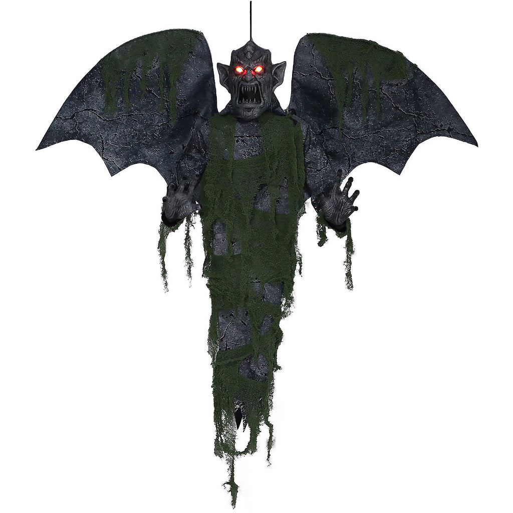 Animated Hanging Gargoyle Halloween Prop
