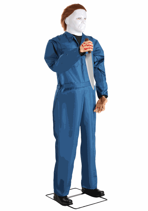 6 Ft. Animated Michael Myers Life-Size Halloween Decoration