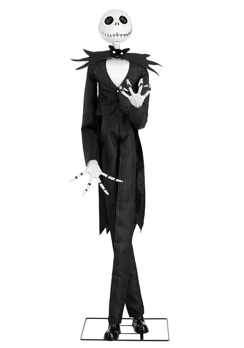 1.98m Animated Deluxe The Nightmare Before Christmas Jack Skellington Decoration