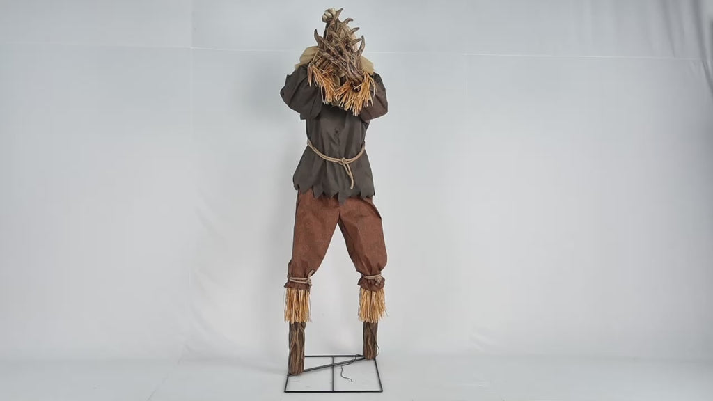 7 Ft. Grim Stalker Scarecrow Animated Figure