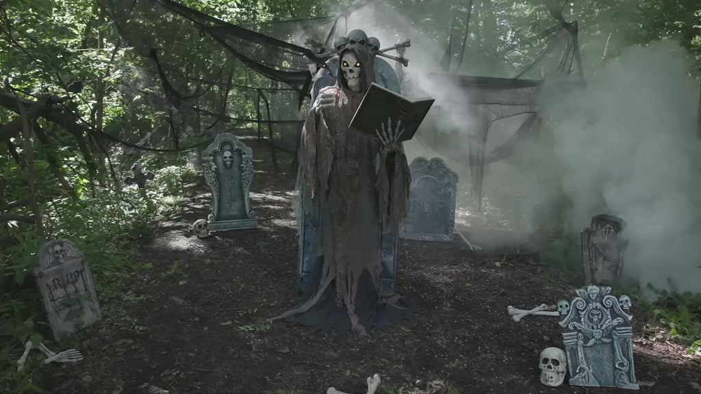 7 Ft. Animated Light-Up Soul Collector Decoration