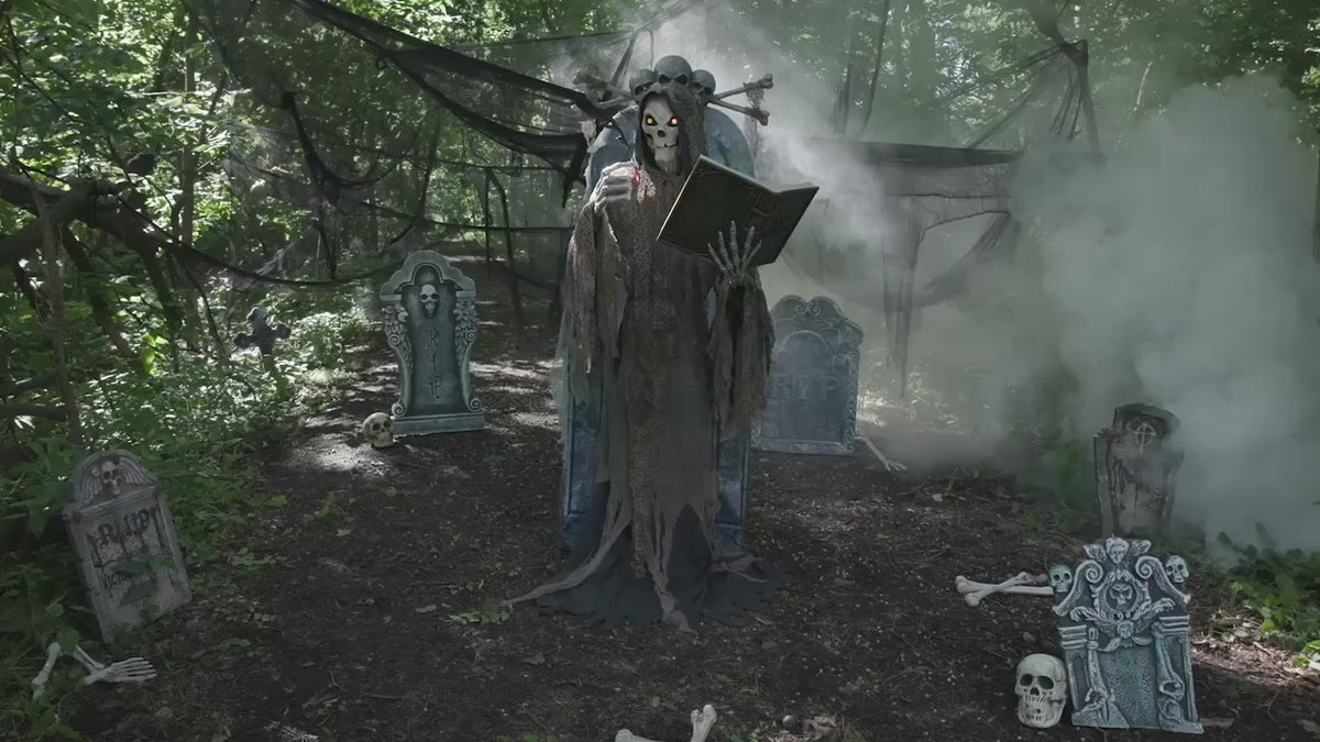 7 Ft. Animated Light-Up Soul Collector Decoration