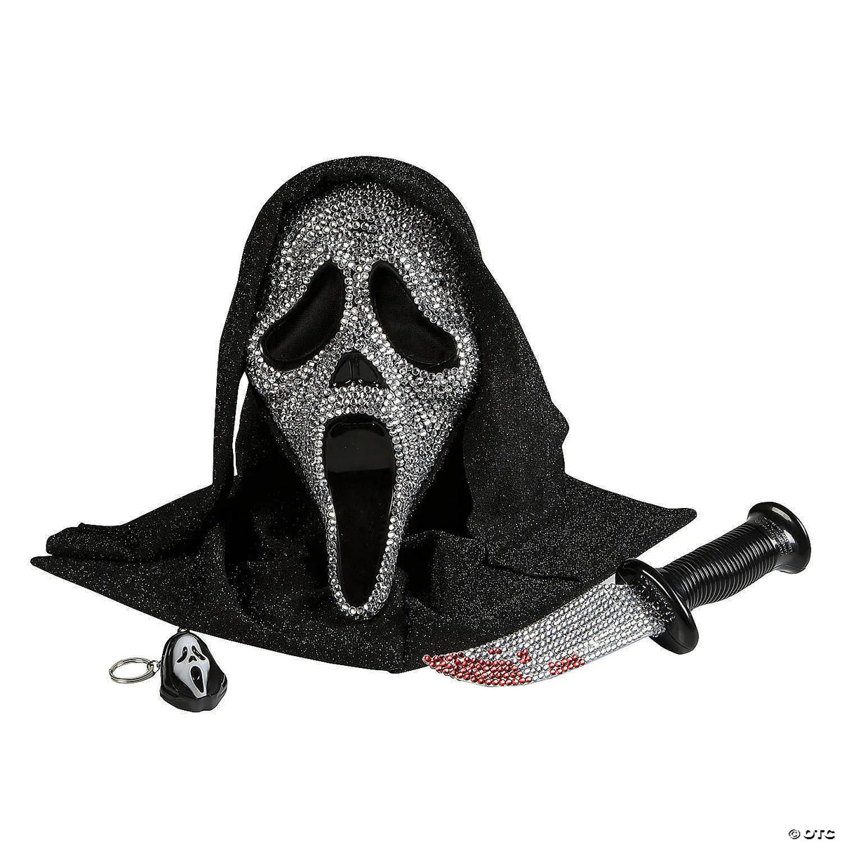Exclusive Ghost Face® Bling Mask, Knife & Light-Up Keychain Collectible Box Set