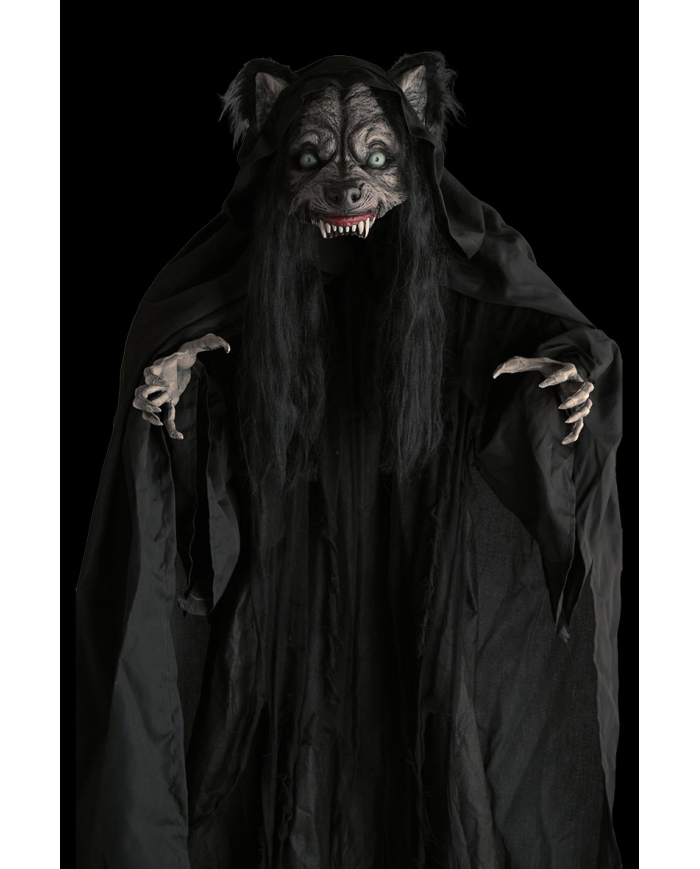 Wolf Woman with Light, Sound & Movement – 180cm
